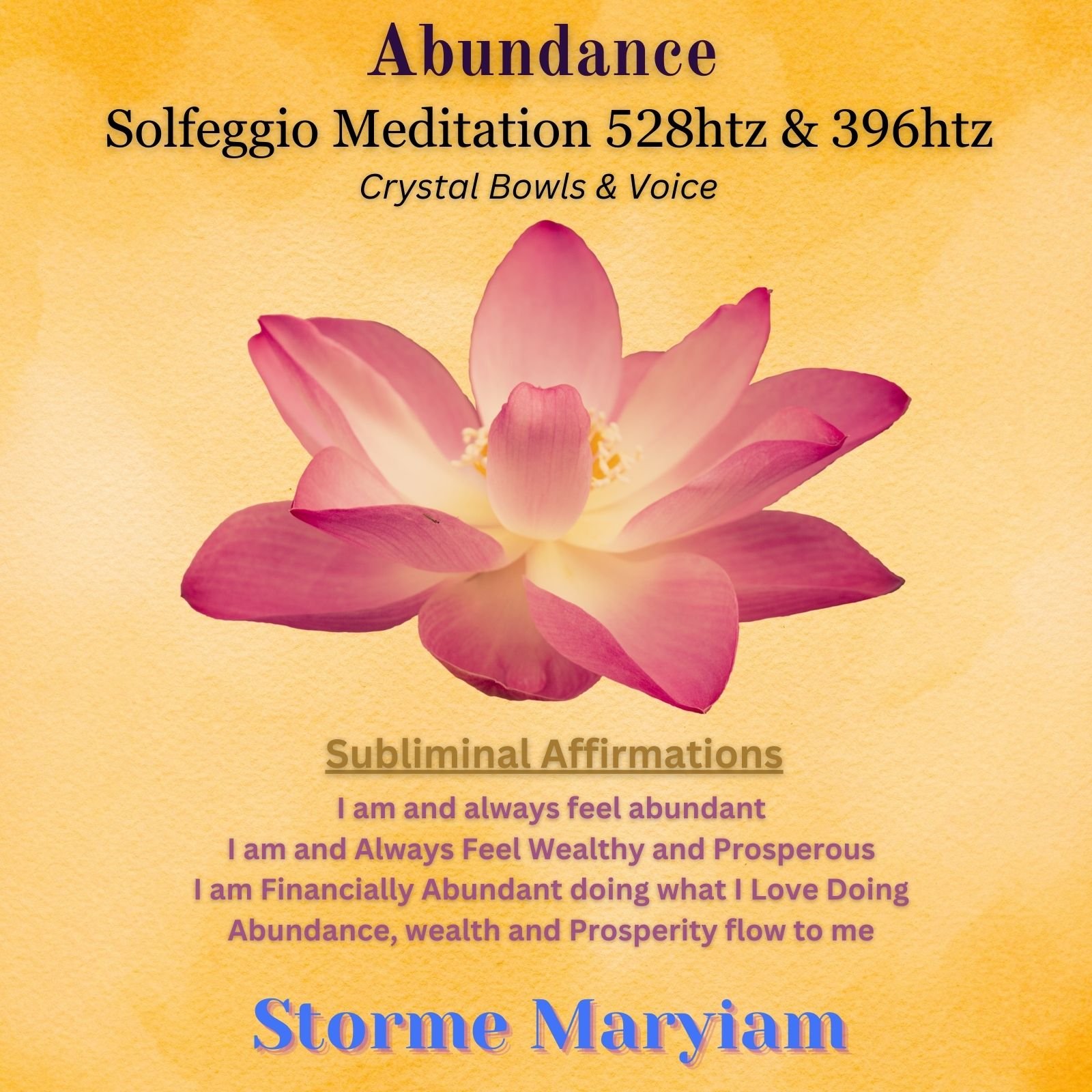 Solfeggio Meditation 528htz & 396htz Abundance