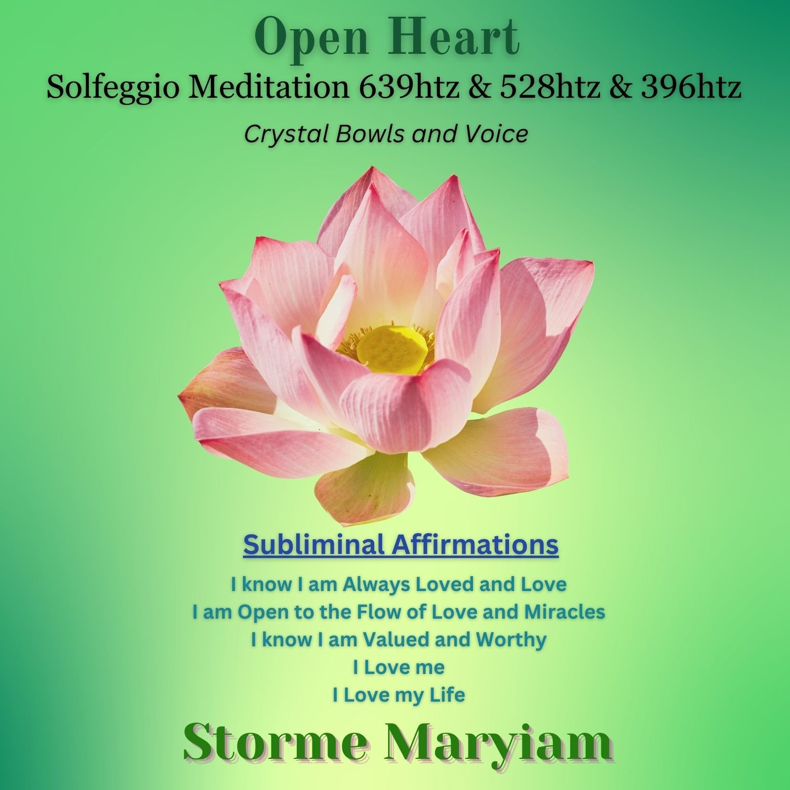 Solfeggio Meditation 639htz & 528htz & 396htz Open Heart
