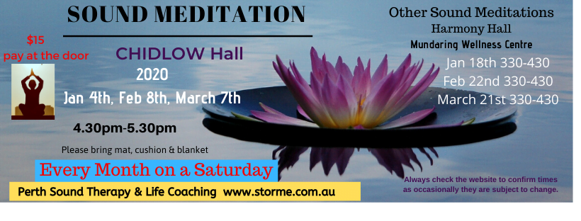 Sound Healing Perth Hills
Relaxation Mental Health