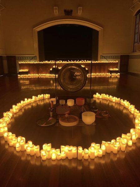 Candle light meditation