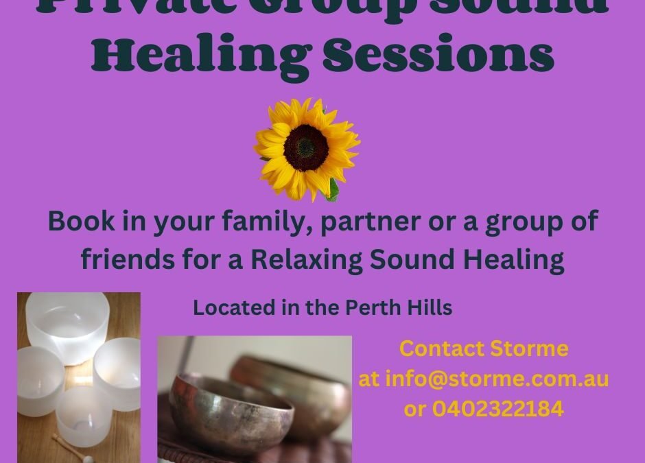 Book your own Sound Healing Experience